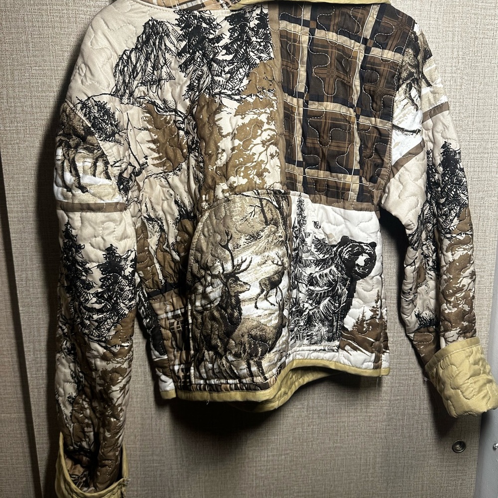 Handmade quilt hoodie